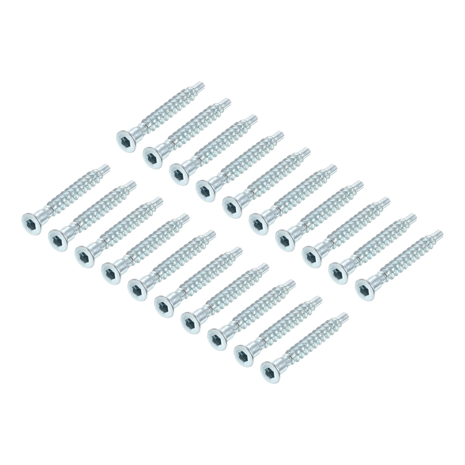 20/50/100pcs Furniture Confirmat Screw Hex Socket Wood Screws Zinc Plated Countersunk Self-Tapping Furniture Connecting Screw
20/50/100pcs Furniture Confirmat Screw Hex Socket Wood Screws Zinc Plated Countersunk Self-Tapping Furniture Connecting Screw