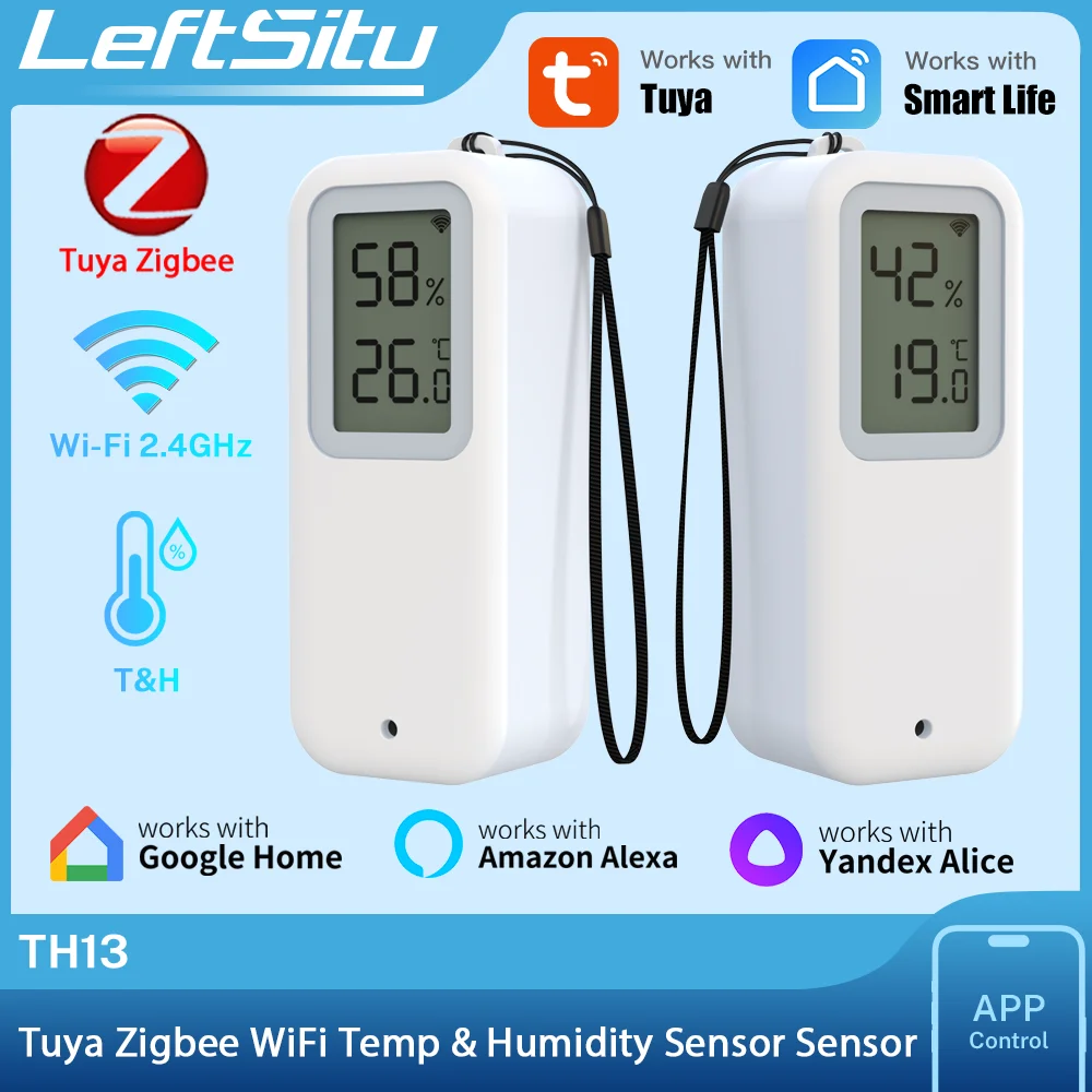 Latest IP65 Waterproof Tuya Dual-Protocol WiFi/ZigBee Temp & Humidity Sensor, Smart Life/Alexa/Google, Indoor & Outdoor
Latest IP65 Waterproof Tuya Dual-Protocol WiFi/ZigBee Temp & Humidity Sensor, Smart Life/Alexa/Google, Indoor & Outdoor