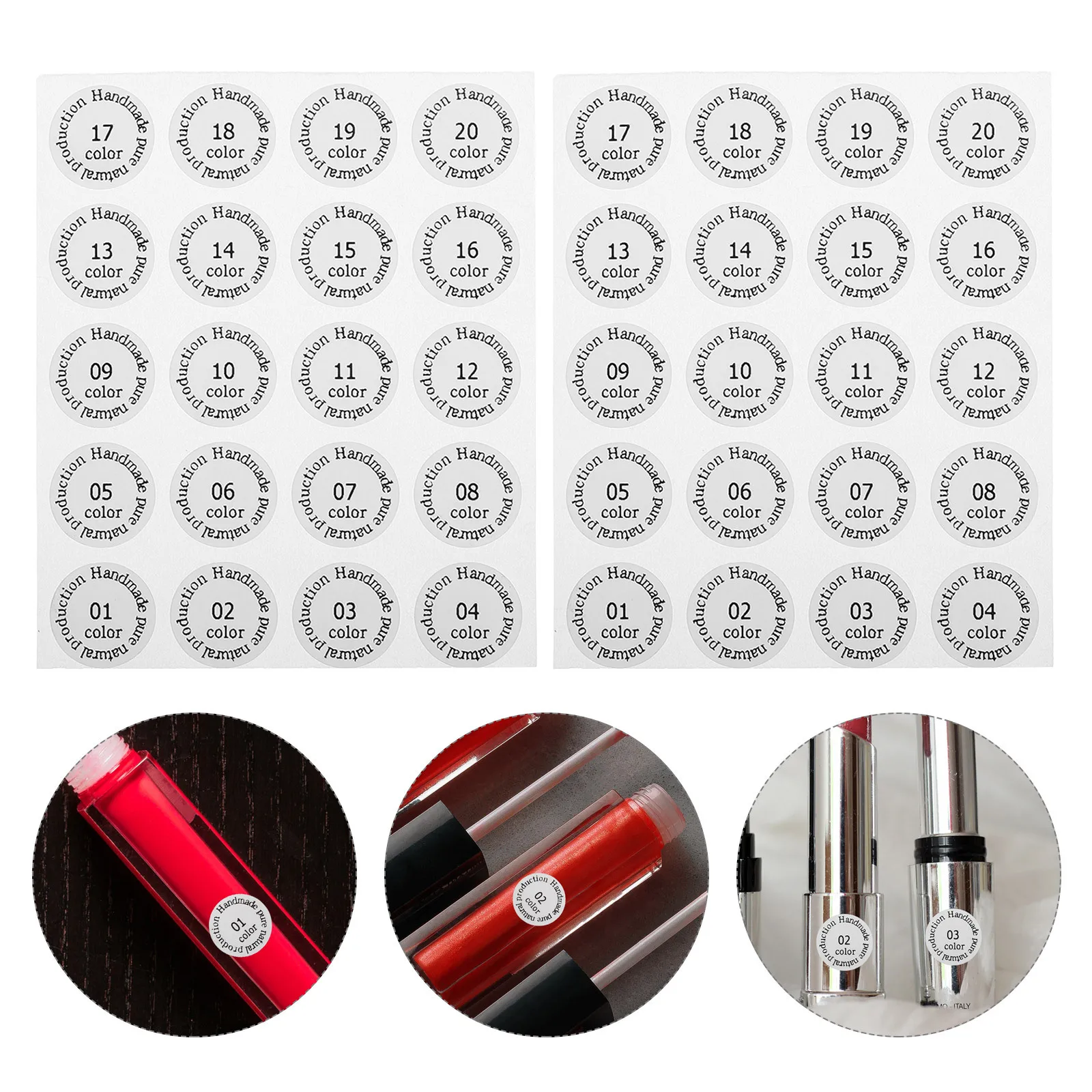 10Pcs Lipstick Color Number Stickers 1-20 Adhesive Mini Labels for Makeup Tubes Organizing Storage Inventory Management
10Pcs Lipstick Color Number Stickers 1-20 Adhesive Mini Labels for Makeup Tubes Organizing Storage Inventory Management