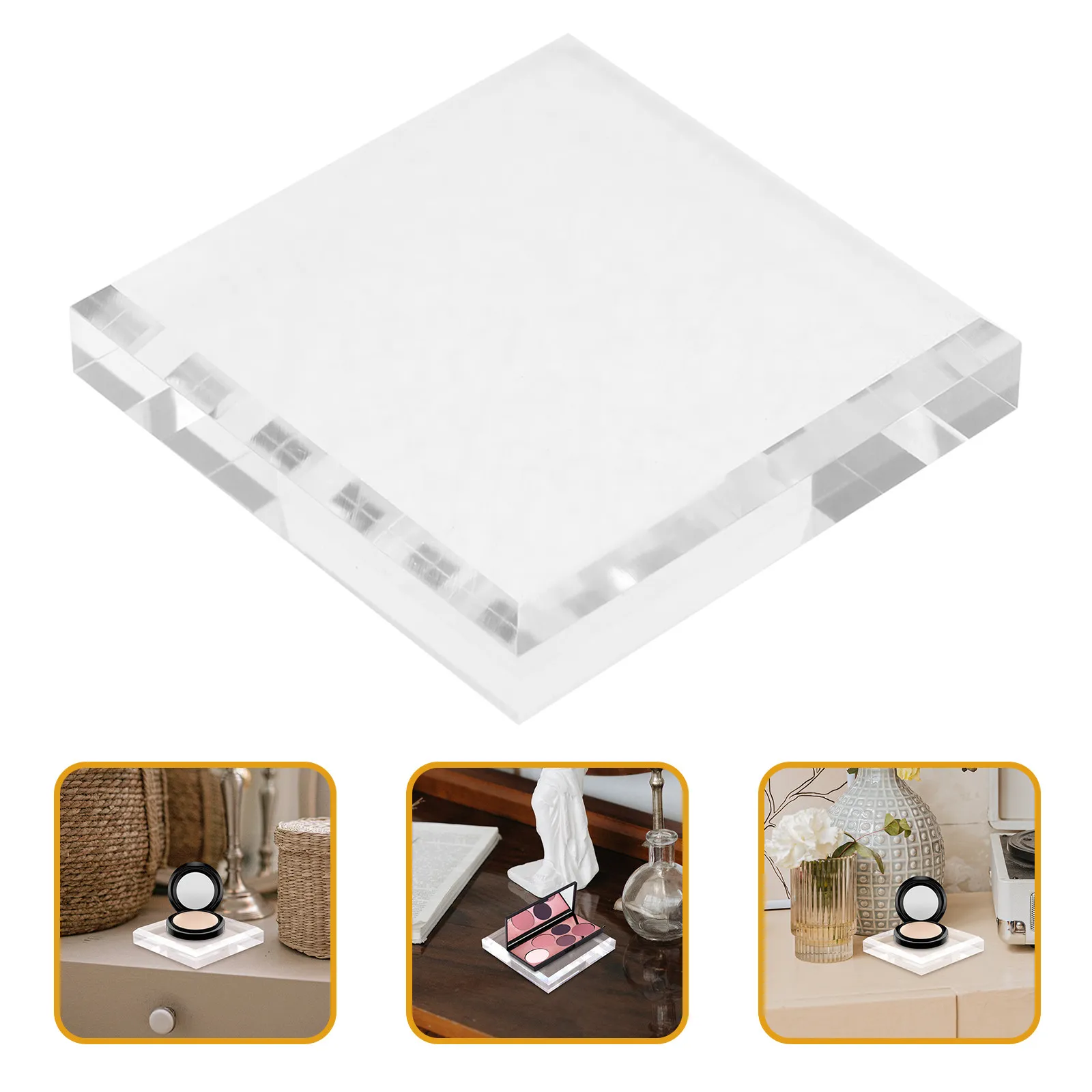2Pcs Clear Acrylic Display Block Premium Transparent Jewelry Cosmetics Craft Display Base Desktop Shelf Decor
2Pcs Clear Acrylic Display Block Premium Transparent Jewelry Cosmetics Craft Display Base Desktop Shelf Decor