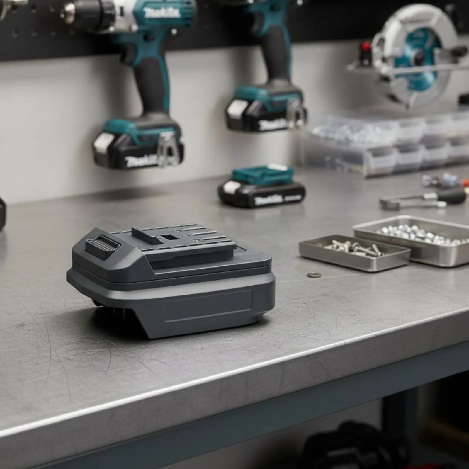 Battery Converter Adapter Universal Fit Cordless Tool Battery Converter ABS Material Shielding Circuit for Workshop
Battery Converter Adapter Universal Fit Cordless Tool Battery Converter ABS Material Shielding Circuit for Workshop
