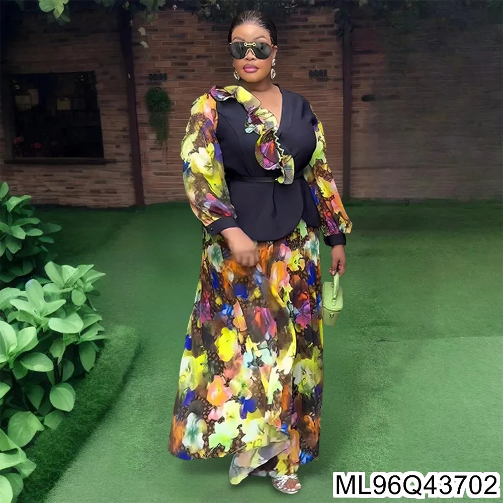 2025 New European, American and African Plus-size Women's Chiffon Printed Two-piece V-neck Dress ML96Q437
2025 New European, American and African Plus-size Women's Chiffon Printed Two-piece V-neck Dress ML96Q437