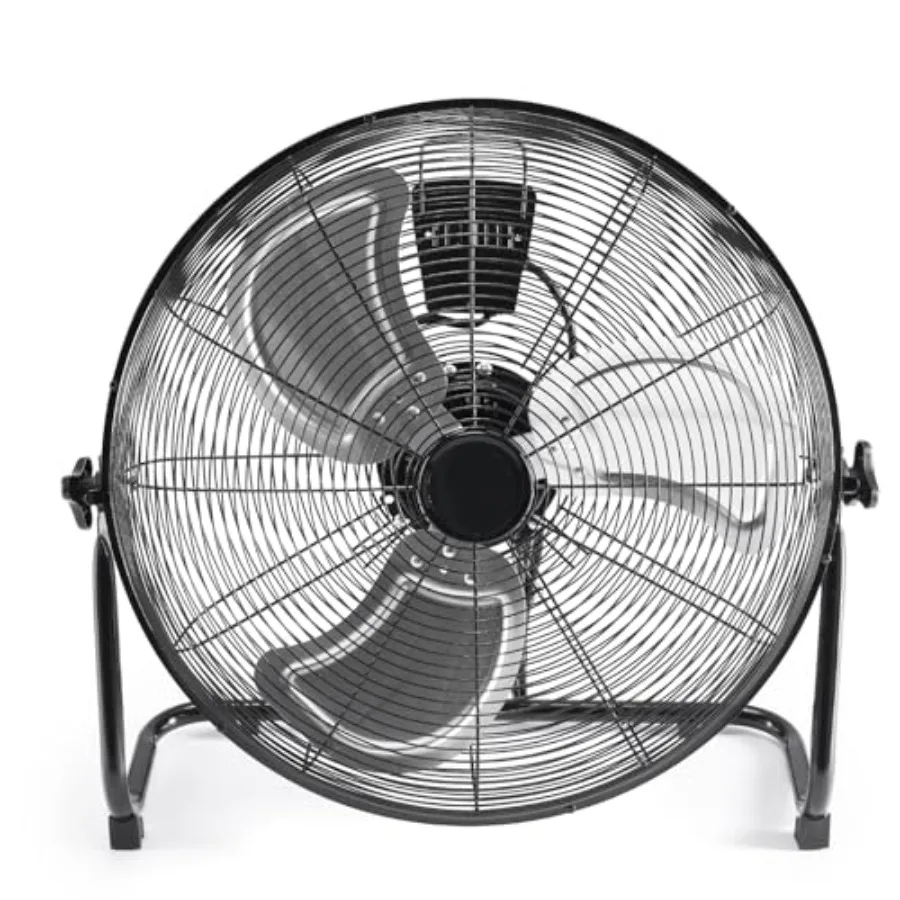 18'' Industrial High-Velocity Floor Fan, 3-Speed Metal Fan with Carry Handle, Quiet Standing Drum Fan with 120° Adjustable Tilt
18'' Industrial High-Velocity Floor Fan, 3-Speed Metal Fan with Carry Handle, Quiet Standing Drum Fan with 120° Adjustable Tilt