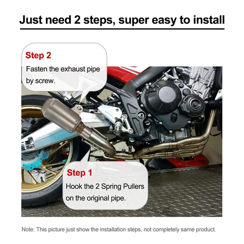 N26R-Adjustable Motorcycle Universal Exhaust Muffler With Spring Hook And Pull Hook For 38Mm-51Mm Modified Pipes
N26R-Adjustable Motorcycle Universal Exhaust Muffler With Spring Hook And Pull Hook For 38Mm-51Mm Modified Pipes