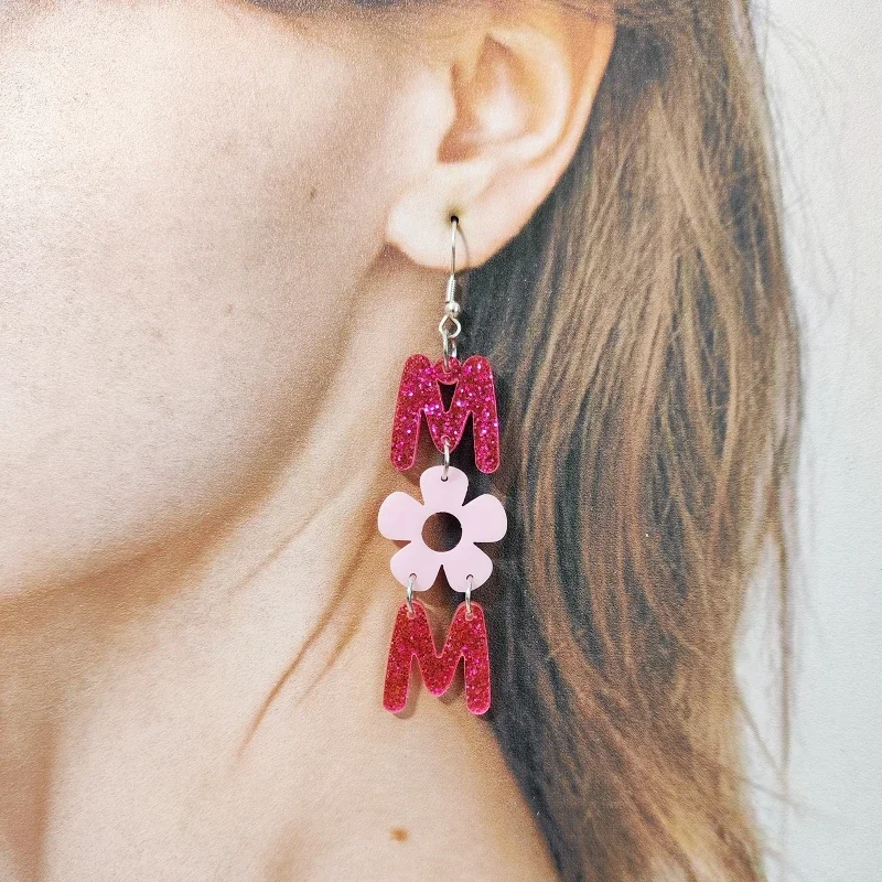 3pairs Letter MOM Earrings for Women Moms Glitter Acrylic Trendy Jewelry Gifts
3pairs Letter MOM Earrings for Women Moms Glitter Acrylic Trendy Jewelry Gifts