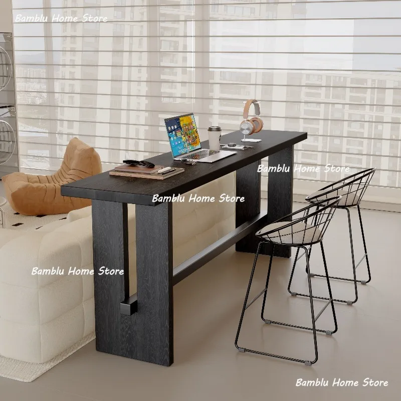 Black Solid Wood Bar Table Modern Minimalism Exquisite Sturdy Bar Table Fashionable Retro Family Furniture Esstisch YS40CC
Black Solid Wood Bar Table Modern Minimalism Exquisite Sturdy Bar Table Fashionable Retro Family Furniture Esstisch YS40CC