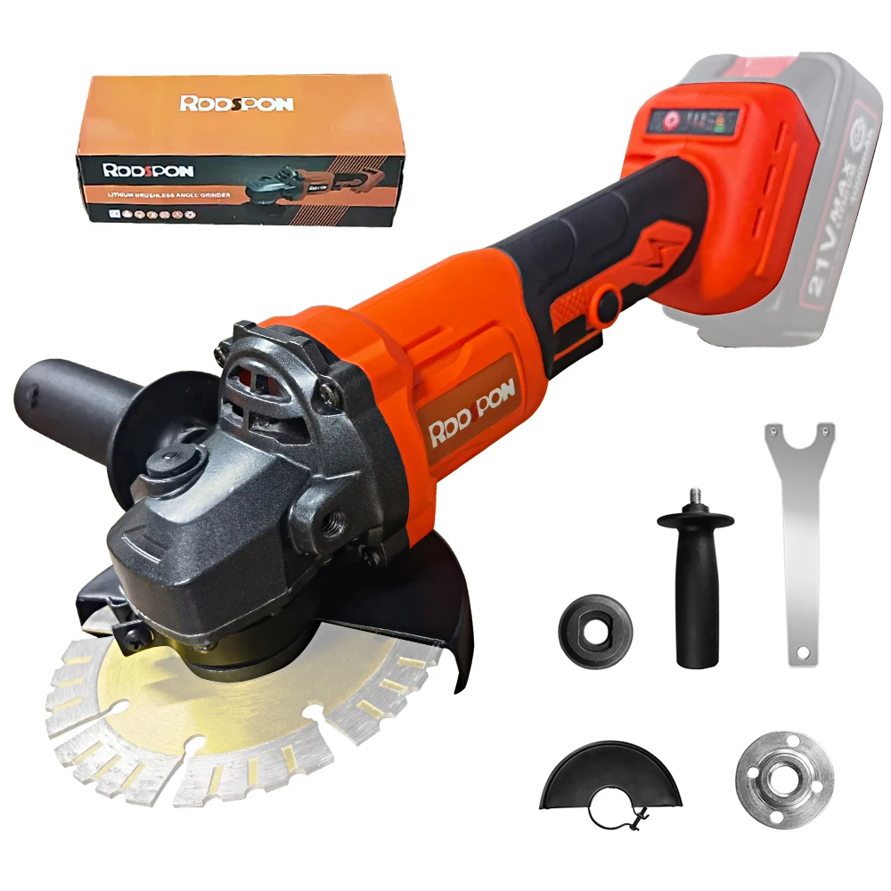 Brushless Electric Angle Grinder 3 Gears 125mm Cordless Electric Polishing Cutting Woodworking Power Tool for Makita 18V Battery
Brushless Electric Angle Grinder 3 Gears 125mm Cordless Electric Polishing Cutting Woodworking Power Tool for Makita 18V Battery