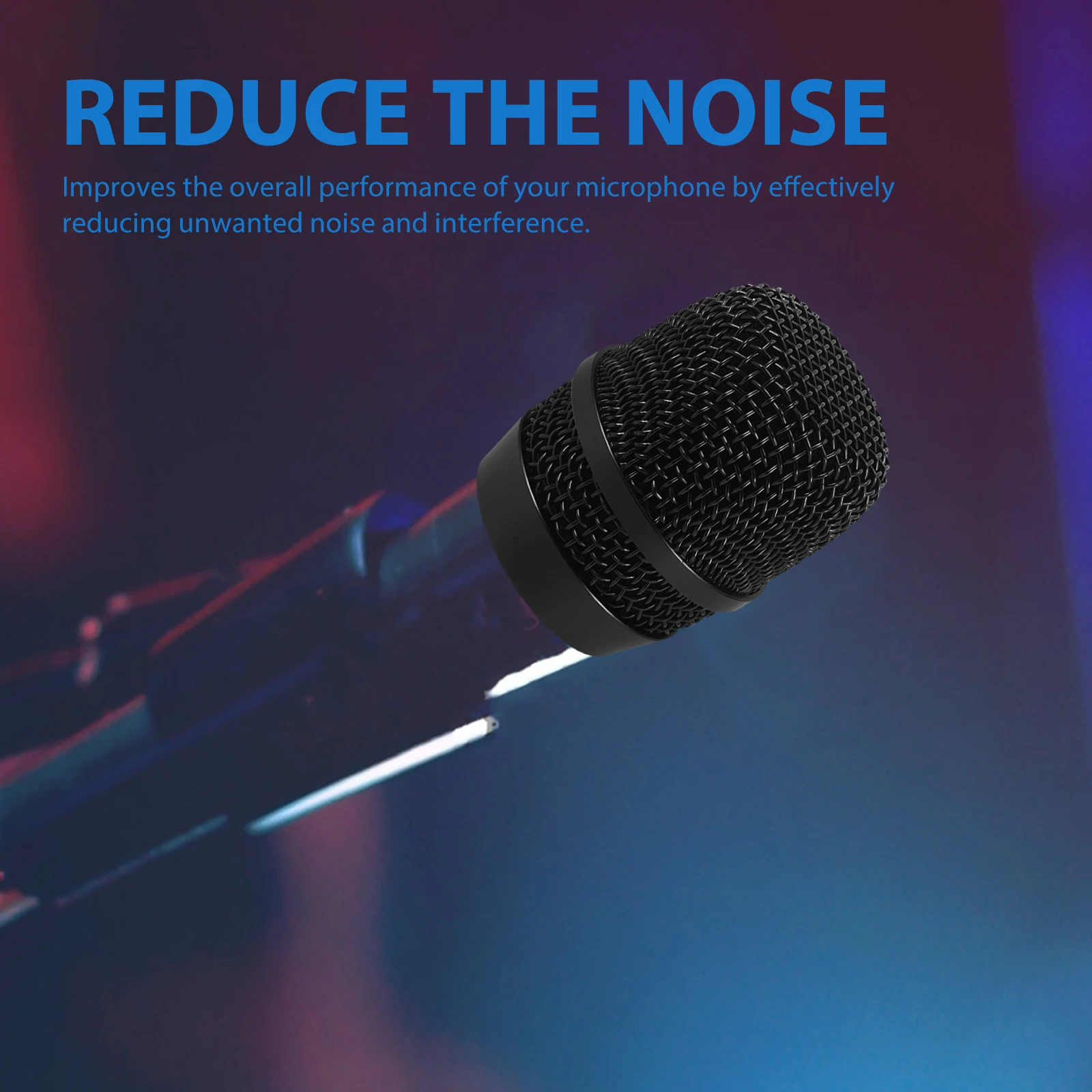 Microphone Head Metal Replacement Grill Cover for Wireless Mic Black 666 Durable Noise Reduction Performance Enhancement
Microphone Head Metal Replacement Grill Cover for Wireless Mic Black 666 Durable Noise Reduction Performance Enhancement