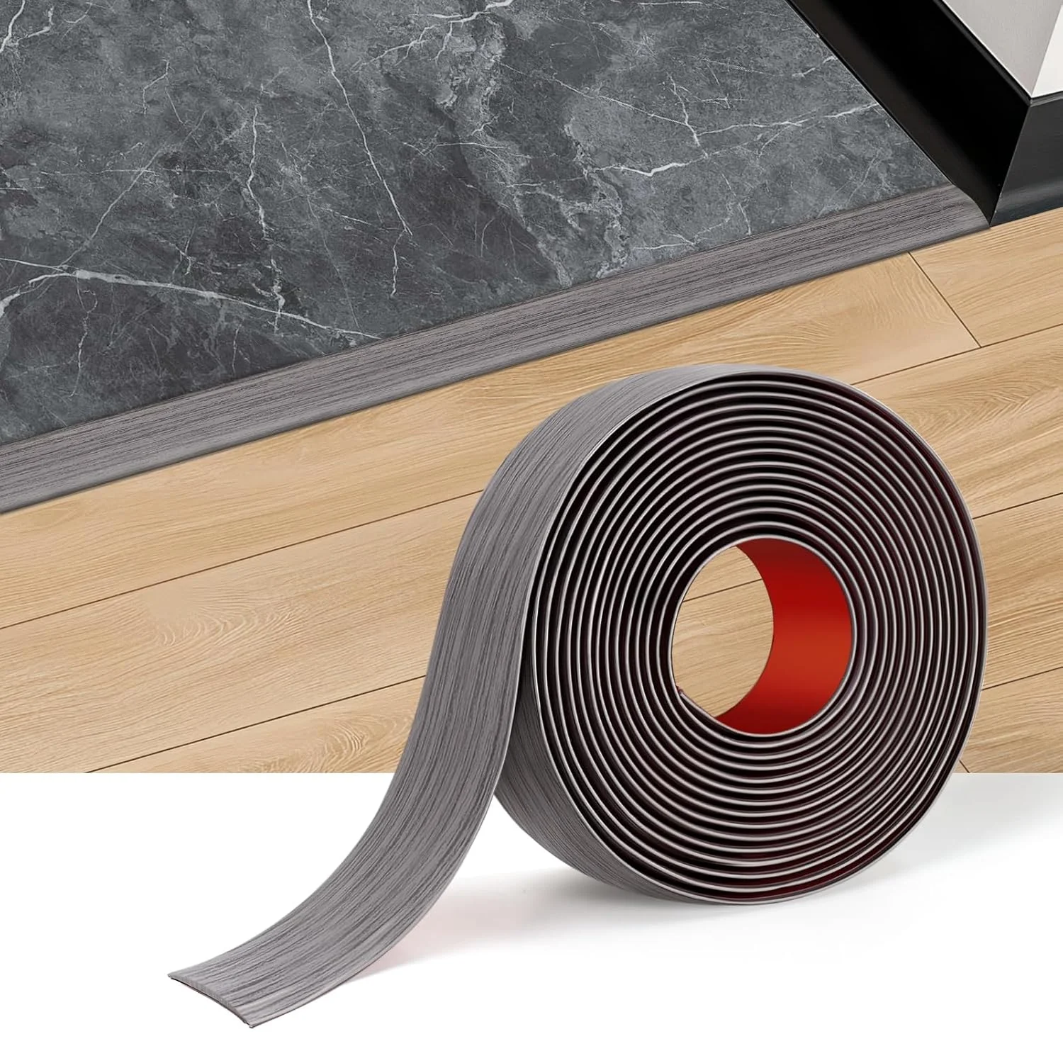 1PC 3meters/118.11inch PVC Floor Transition Strip Threshold Edging Trim Strip 4cm Width Self Adhesive Doorway Floor Joining Stri
1PC 3meters/118.11inch PVC Floor Transition Strip Threshold Edging Trim Strip 4cm Width Self Adhesive Doorway Floor Joining Stri