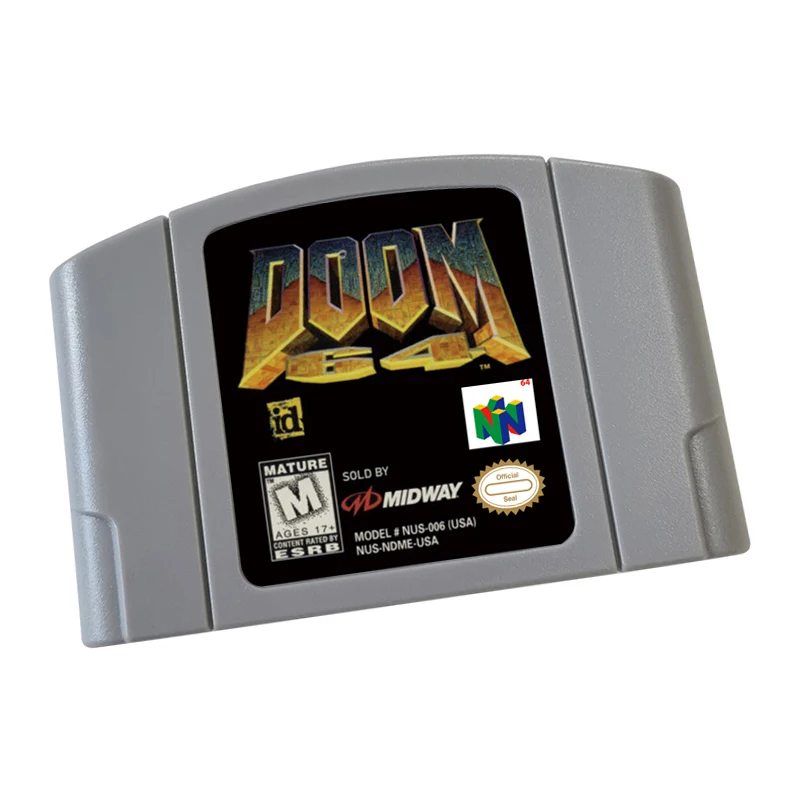Doom-64 For N64 Game Card US Version Console, 64 bit USA Version Video Game Cartridge
Doom-64 For N64 Game Card US Version Console, 64 bit USA Version Video Game Cartridge
