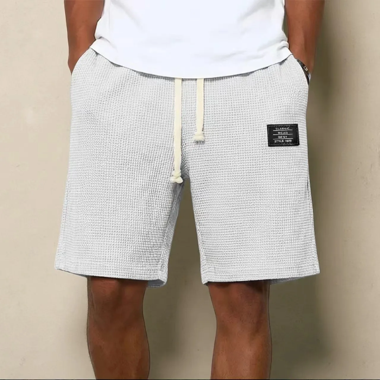 Summer Men's Solid Corduroy Shorts with Drawstring Casual Elastic Waist Fit for Outdoor Daily Activities Streetwear
Summer Men's Solid Corduroy Shorts with Drawstring Casual Elastic Waist Fit for Outdoor Daily Activities Streetwear