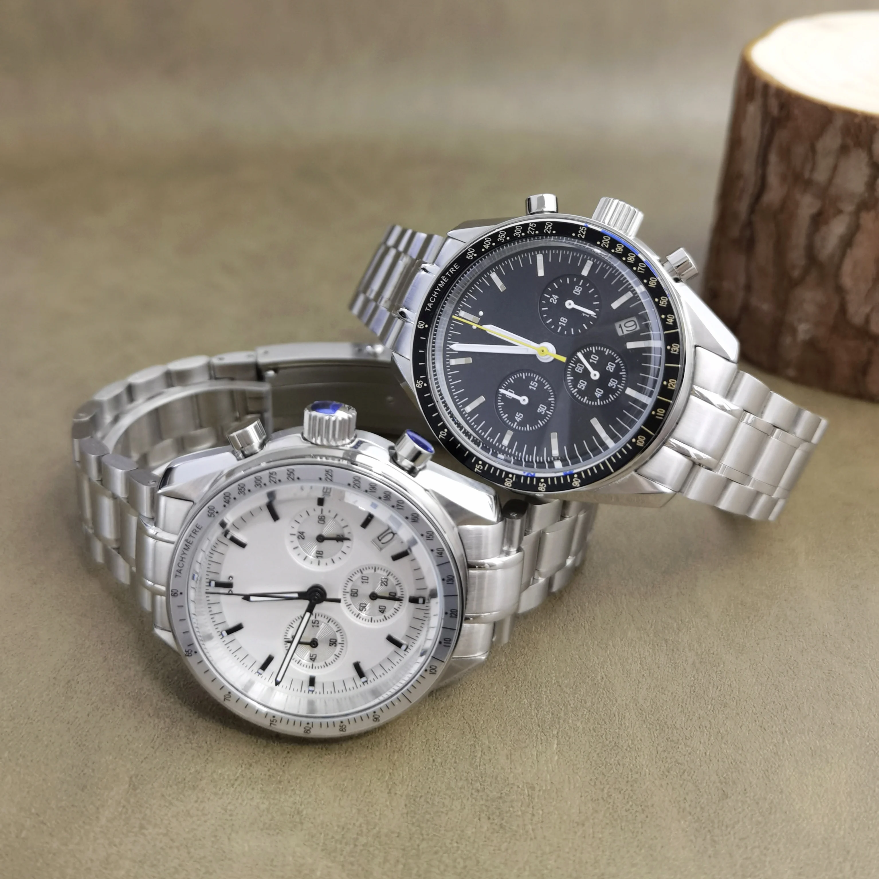 40mm Moonwatch Style Case Strap Brushed Steel Housing For VK63 Chronological Movement Fits 32.5mm Dial
40mm Moonwatch Style Case Strap Brushed Steel Housing For VK63 Chronological Movement Fits 32.5mm Dial