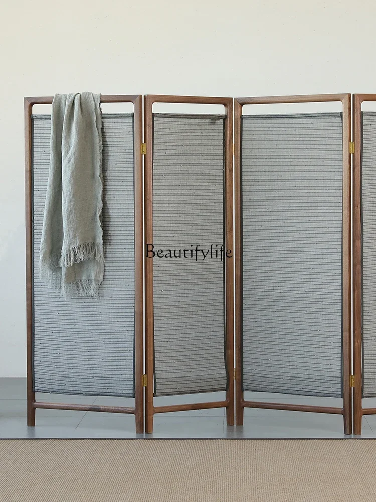 FG10Black Walnut Solid Wood Subareas Screens Covering Removable Folding Accordion Partition
FG10Black Walnut Solid Wood Subareas Screens Covering Removable Folding Accordion Partition