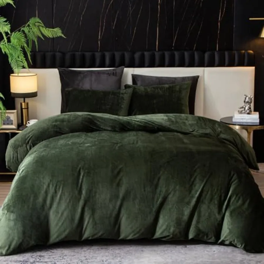 Velvet Duvet Cover Set Comforter Cover 3Pcs Ultra Soft Cover Breathable Solid Luxury Flannel Velour Duvet Cover Zipper Closure
Velvet Duvet Cover Set Comforter Cover 3Pcs Ultra Soft Cover Breathable Solid Luxury Flannel Velour Duvet Cover Zipper Closure