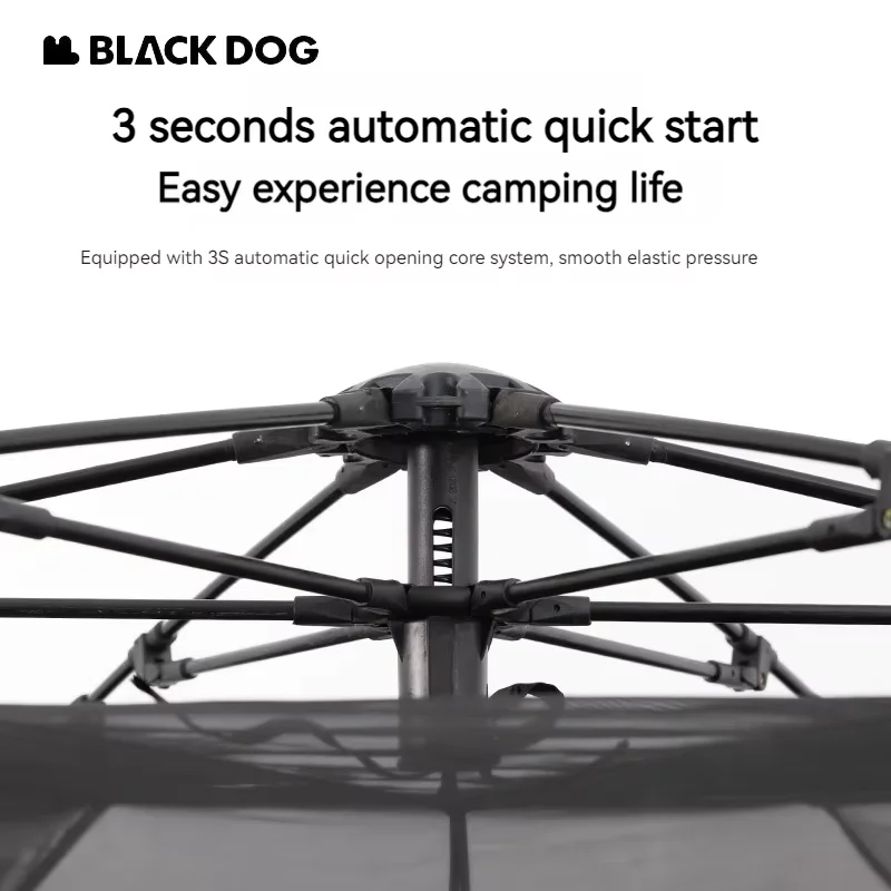 Naturehike Blackdog Automatic One-touch Tent Outdoor Camping Hexagonal Dome Tent Quick Open Waterproof Black Coated Sunscreen
Naturehike Blackdog Automatic One-touch Tent Outdoor Camping Hexagonal Dome Tent Quick Open Waterproof Black Coated Sunscreen