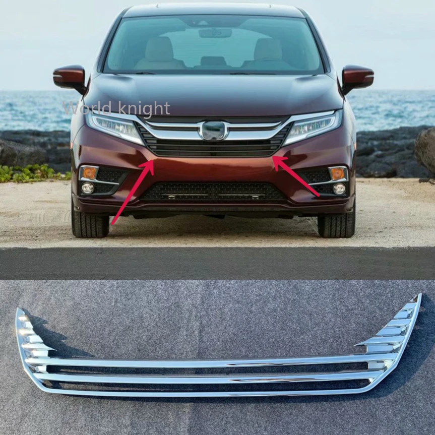 For Honda Odyssey 2018 2019 2020 Chrome Front Bumper Molding Grill Trim Cover Stickers Garnish Car Exterior Accessories Styling
For Honda Odyssey 2018 2019 2020 Chrome Front Bumper Molding Grill Trim Cover Stickers Garnish Car Exterior Accessories Styling