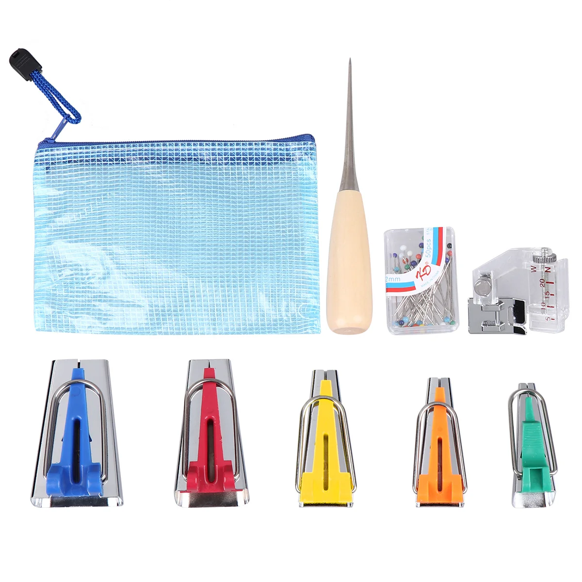 1Set Bias Tape Maker Set 5 Specifications 6mm 9mm 12mm 18mm 25mm DIY Quilting Binding Tapes Bias Tape Maker Set
1Set Bias Tape Maker Set 5 Specifications 6mm 9mm 12mm 18mm 25mm DIY Quilting Binding Tapes Bias Tape Maker Set