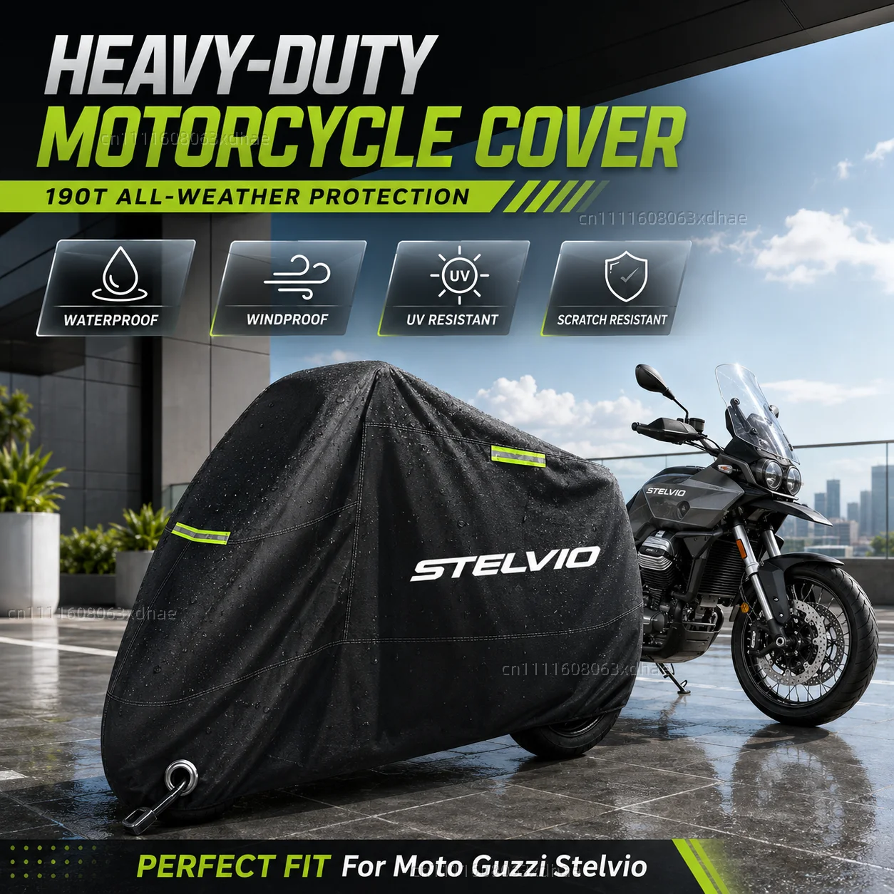 Premium Motorcycle Cover All Weather Dust Rain UV Protection 190T Oxford Cloth For For Moto Guzzi Stelvio 2008-2016 2024 Touring
Premium Motorcycle Cover All Weather Dust Rain UV Protection 190T Oxford Cloth For For Moto Guzzi Stelvio 2008-2016 2024 Touring