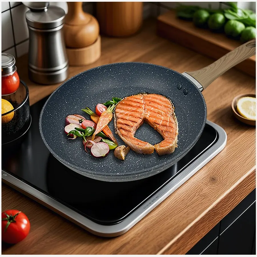 3-Piece Non-Stick Egg Pan Set – 7.4”, 9.7”, and 11.3” Gray Aluminum Omelette Pans for Induction & Stovetop Cooking | Lightweight, Heat-Resistant, Scratch-Resistant Surface | Ideal for Home Kitchens, Camping, and Professional Use | Easy-Clean Cookware Set
3-Piece Non-Stick Egg Pan Set – 7.4”, 9.7”, and 11.3” Gray Aluminum Omelette Pans for Induction & Stovetop Cooking | Lightweight, Heat-Resistant, Scratch-Resistant Surface | Ideal for Home Kitchens, Camping, and Professional Use | Easy-Clean Cookware Set