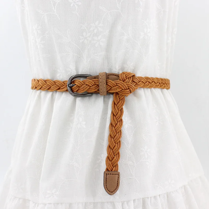 Ladies Twist Wax Rope Braided Belt Vintage Skirt Decorative Belt Fashion Waist Chain Thin Women Belts
Ladies Twist Wax Rope Braided Belt Vintage Skirt Decorative Belt Fashion Waist Chain Thin Women Belts
