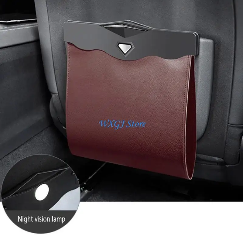 37JE Car Garbage Bag Car Trash Bin Reusable Can Trash with LED for Vehicles
37JE Car Garbage Bag Car Trash Bin Reusable Can Trash with LED for Vehicles