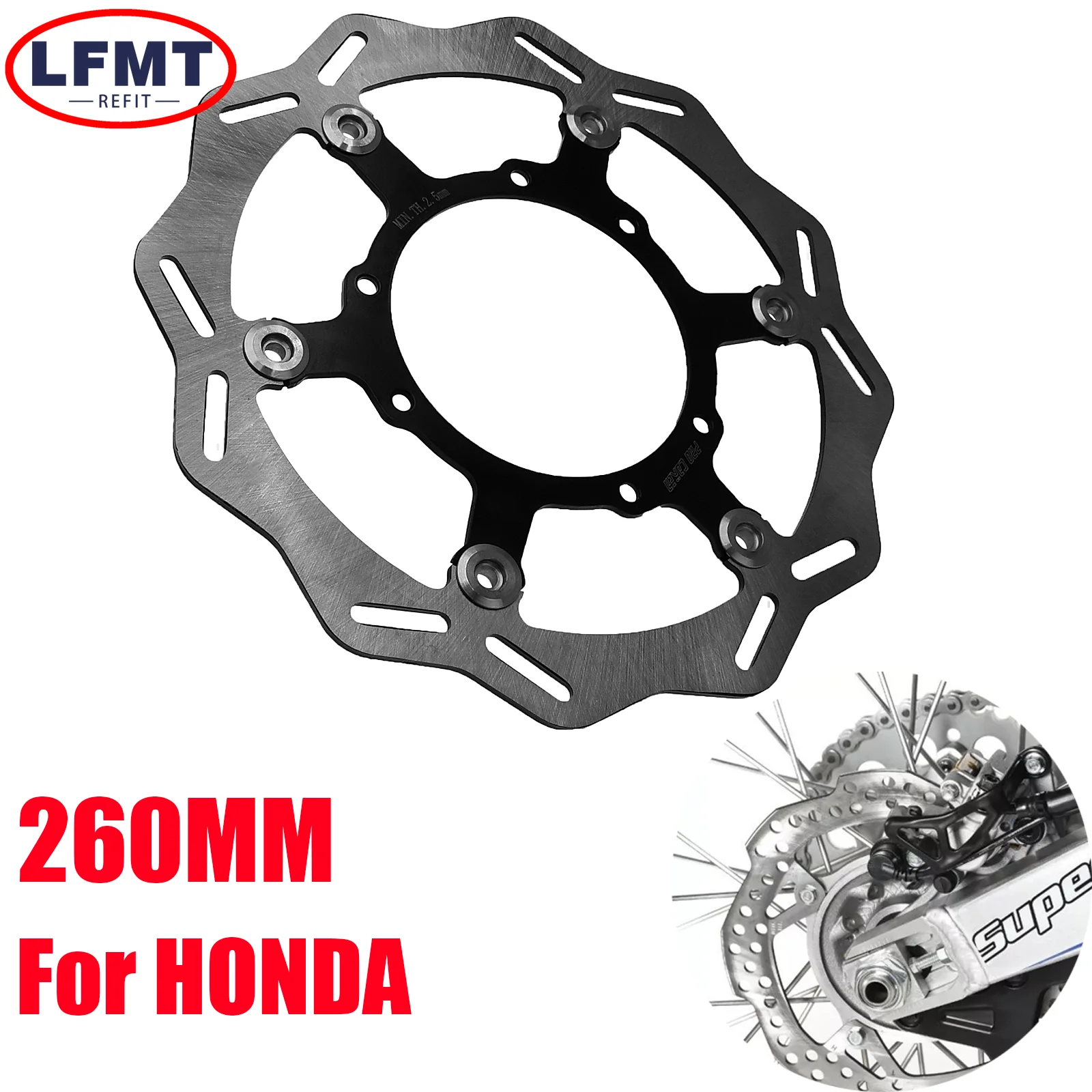 2024 NEW Motorcycle 320mm Rotor Disk Front Floating Brake Disc For Honda CR125E 125R 250E 250R CRF250X 450X 450R 250R 250RX
2024 NEW Motorcycle 320mm Rotor Disk Front Floating Brake Disc For Honda CR125E 125R 250E 250R CRF250X 450X 450R 250R 250RX