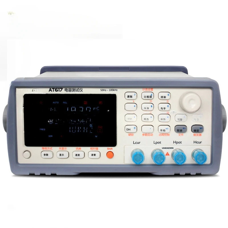 AT610 intelligent capacitance tester high-precision capacitance measurement instrument RS232C interface
AT610 intelligent capacitance tester high-precision capacitance measurement instrument RS232C interface