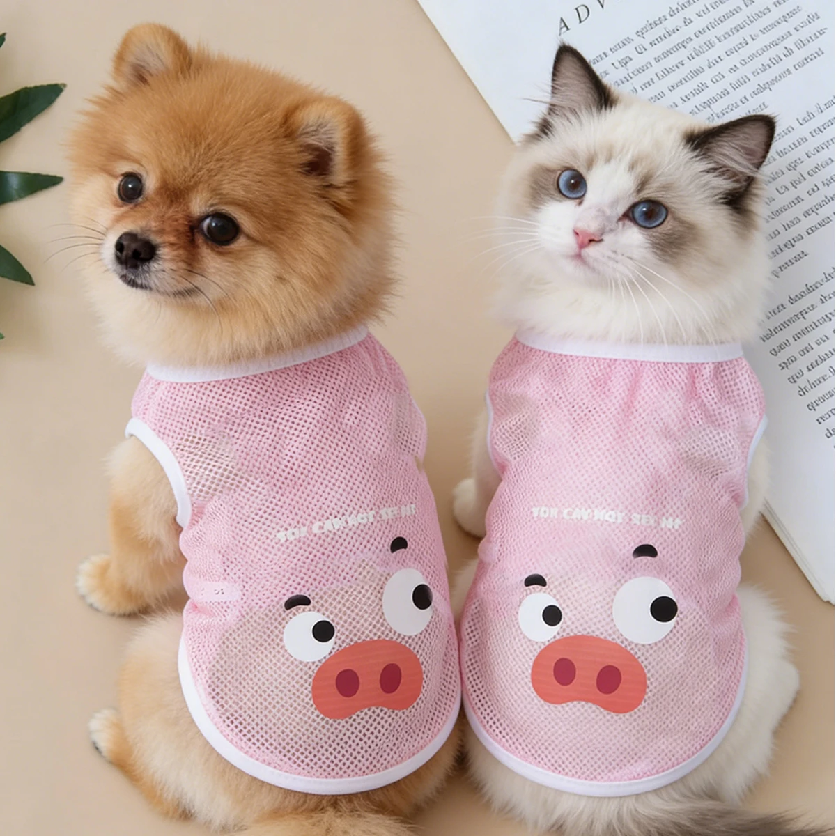 Pet Summer Tshirt Cute Cartoon Prints Vest Cats & Dogs Lightweight Mesh Breathable Clothes Outdoor Pets Clothing
Pet Summer Tshirt Cute Cartoon Prints Vest Cats & Dogs Lightweight Mesh Breathable Clothes Outdoor Pets Clothing