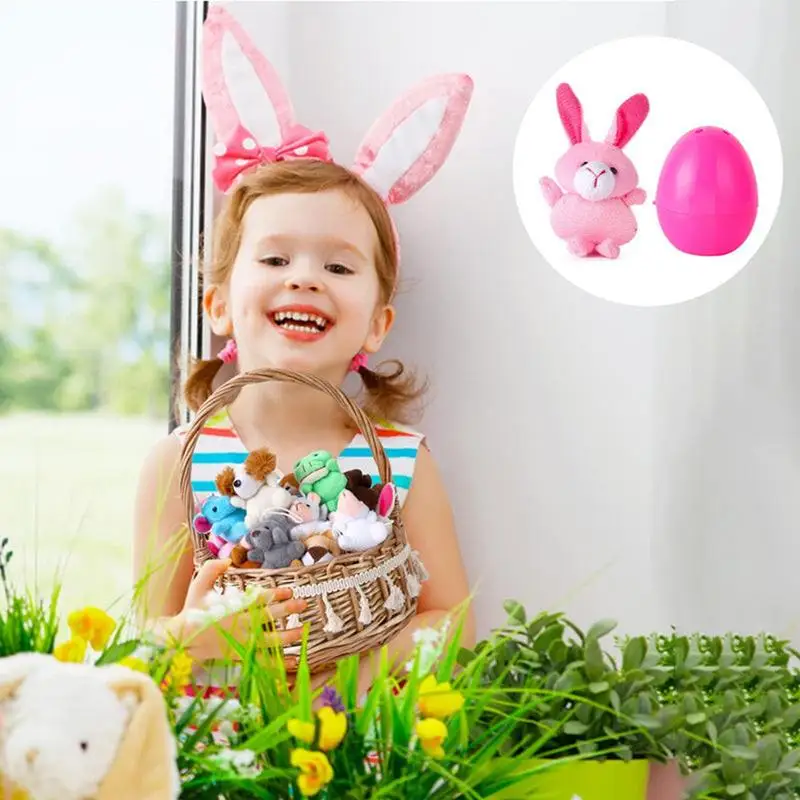 Filled Easter Eggs 28 Pieces Easter Eggs Plush Toys Key Chain Set Small Animal Soft Bright Prefilled Classroom Prize Supplies
Filled Easter Eggs 28 Pieces Easter Eggs Plush Toys Key Chain Set Small Animal Soft Bright Prefilled Classroom Prize Supplies