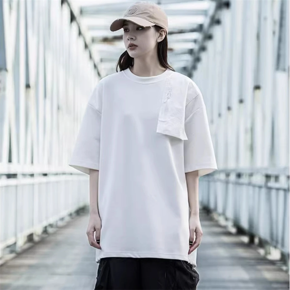 Summer Mens Tees Tops Streetwear Hip Hop Patchwork Casual T-Shirts Men Oversized Harajuku Vintage Short Sleeve T Shirt Male
Summer Mens Tees Tops Streetwear Hip Hop Patchwork Casual T-Shirts Men Oversized Harajuku Vintage Short Sleeve T Shirt Male