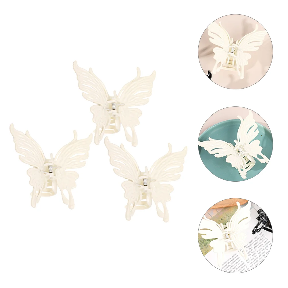 3 Pcs Large Hair Claw Clips Fashion Plastic Butterfly Back Claws for Thick Hair Women Girls Short Hairstyles Bath Makeup
3 Pcs Large Hair Claw Clips Fashion Plastic Butterfly Back Claws for Thick Hair Women Girls Short Hairstyles Bath Makeup