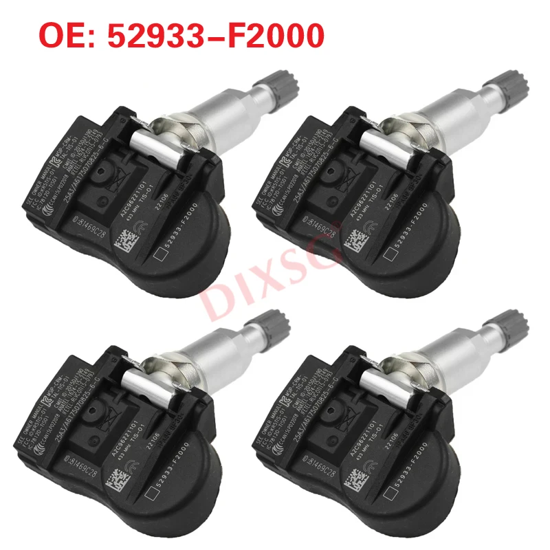 4 шт. датчик TPMS 52933-F2000 для Hyundai Elantra I30 I30 2018-2022 Fastback Kia 52933F2000 датчик контроля давления в шинах
4 шт. датчик TPMS 52933-F2000 для Hyundai Elantra I30 I30 2018-2022 Fastback Kia 52933F2000 датчик контроля давления в шинах