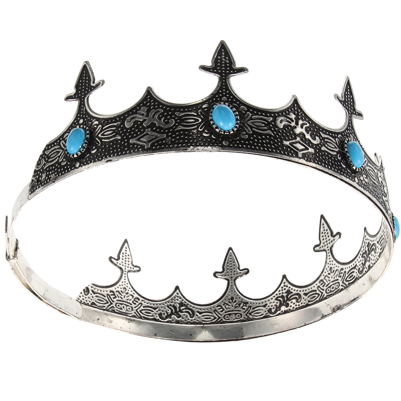 Vintage Crown Headdress for Men Crown Blue Royal Medieval Party Costume Prop Hair Accessory
Vintage Crown Headdress for Men Crown Blue Royal Medieval Party Costume Prop Hair Accessory