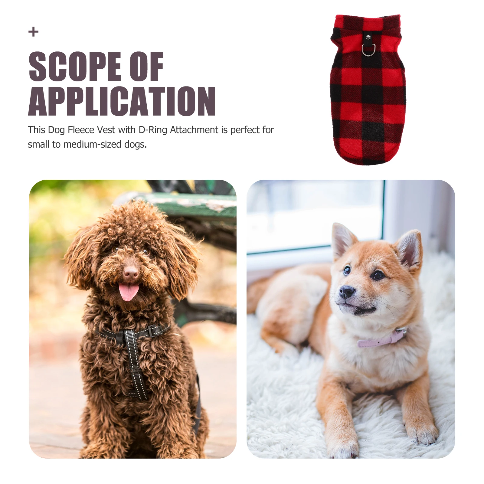 Dog Sweater Vest Clothing Dress with Leash Ring Comfortable Coats Outfits Polar Fleece Harness Pet
Dog Sweater Vest Clothing Dress with Leash Ring Comfortable Coats Outfits Polar Fleece Harness Pet