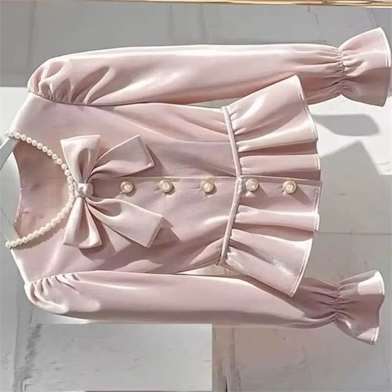 Woman Blouses Women's Shirt Beautiful Square Collar Lace Stitching Gold Velvet top Women's Winter Light Cooked Design Shirt
Woman Blouses Women's Shirt Beautiful Square Collar Lace Stitching Gold Velvet top Women's Winter Light Cooked Design Shirt