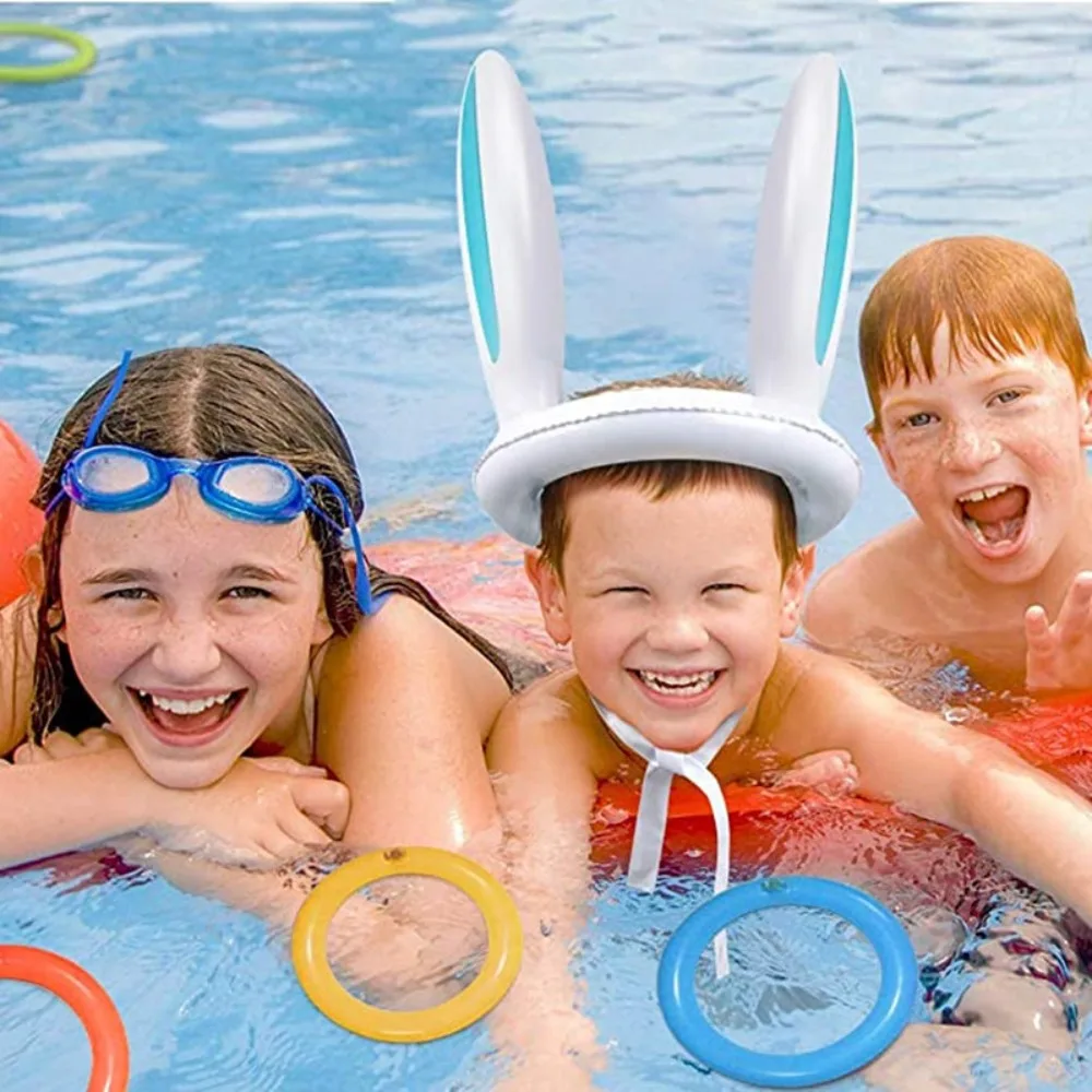 Fun PVC Inflatable Bunny Ears Ring Toss Set Bunny Ears Shape Rabbit Ear Throwing Ring Colorful Ring Toss Game Interactive Toy
Fun PVC Inflatable Bunny Ears Ring Toss Set Bunny Ears Shape Rabbit Ear Throwing Ring Colorful Ring Toss Game Interactive Toy