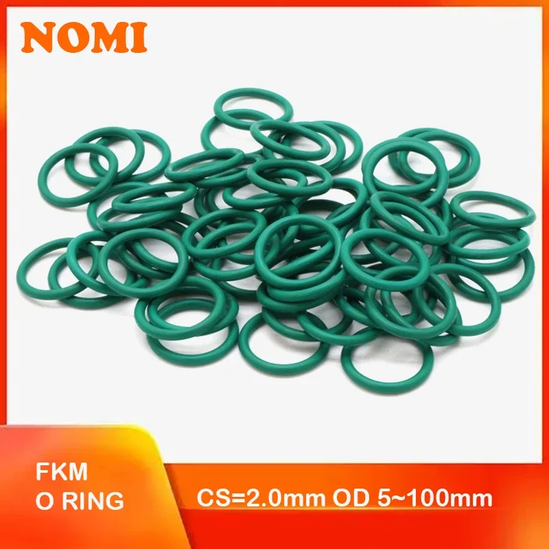 10/50Pcs FKM O Ring CS 2mm OD 5~100mm Sealing Gasket Insulation Oil Resistant High Temperature Resistance Fluorine Rubber O Ring
10/50Pcs FKM O Ring CS 2mm OD 5~100mm Sealing Gasket Insulation Oil Resistant High Temperature Resistance Fluorine Rubber O Ring