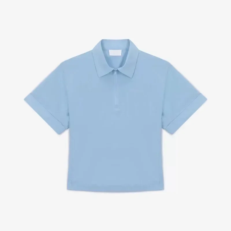2024 Korean Version Golf Women's Jersey Summer Light and Thin Ice Feeling Short Sleeved T-shirt Fashion Lapel Half Zip Top
2024 Korean Version Golf Women's Jersey Summer Light and Thin Ice Feeling Short Sleeved T-shirt Fashion Lapel Half Zip Top