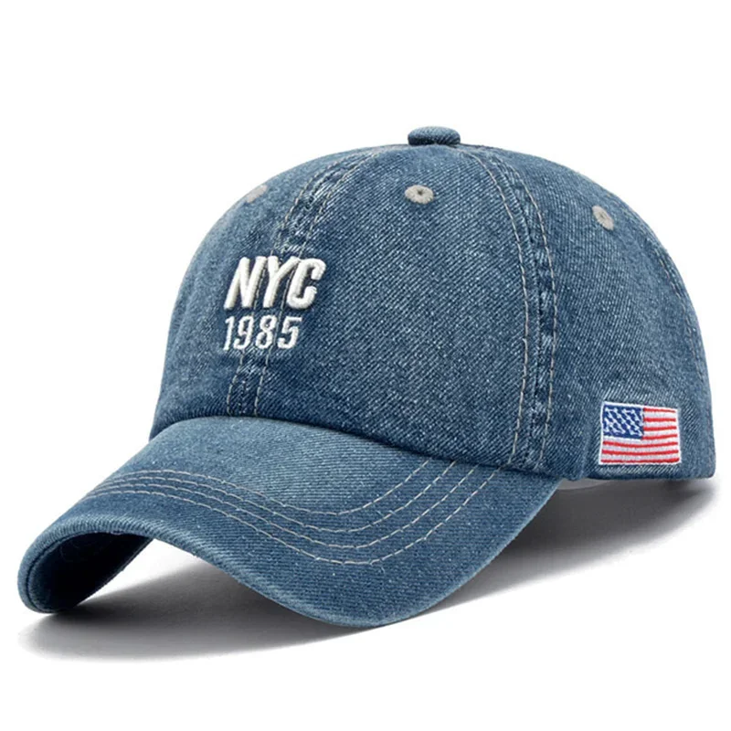 Baseball Cap Men Women Embroidery Letter Jeans Snapback Hat Casquette Summer Sports Hip Hop Cap Gorras Unisex hats
Baseball Cap Men Women Embroidery Letter Jeans Snapback Hat Casquette Summer Sports Hip Hop Cap Gorras Unisex hats