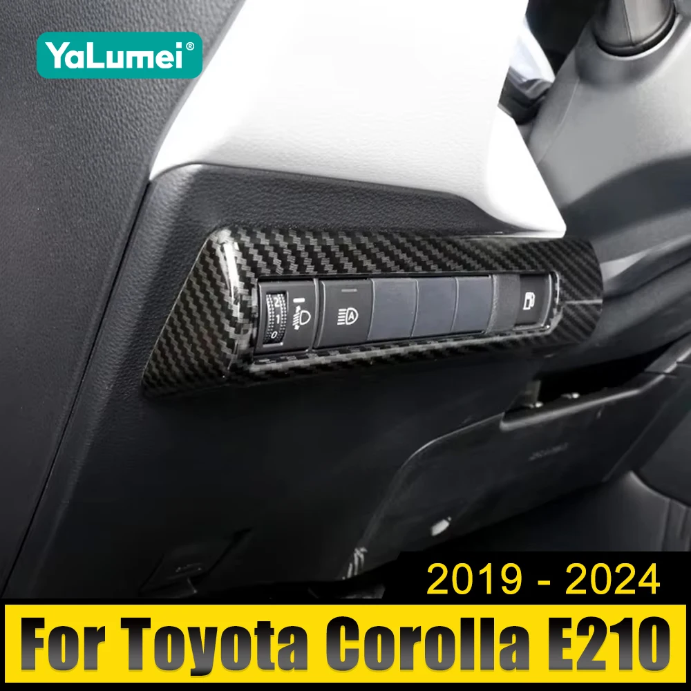 For Toyota Corolla E210 2019-2021 2022 2023 2024 Hybrid ABS Car Headlight Switch Sequin Headlight Adjust Decorate Cover Sticker
For Toyota Corolla E210 2019-2021 2022 2023 2024 Hybrid ABS Car Headlight Switch Sequin Headlight Adjust Decorate Cover Sticker