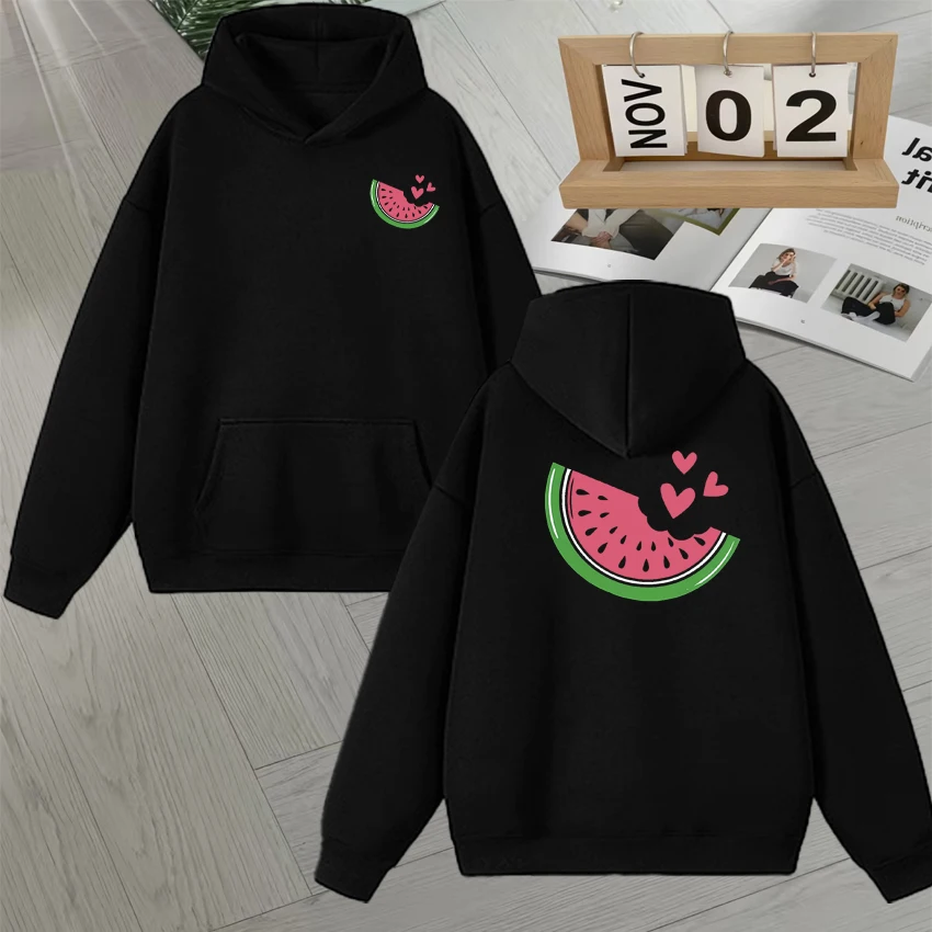 Hot Sale Men Women Watermelon Heart Print Oversized Hoodie Casual Long sleeve Double Sided Print Fleece Long sleeve Sweatshirts
Hot Sale Men Women Watermelon Heart Print Oversized Hoodie Casual Long sleeve Double Sided Print Fleece Long sleeve Sweatshirts