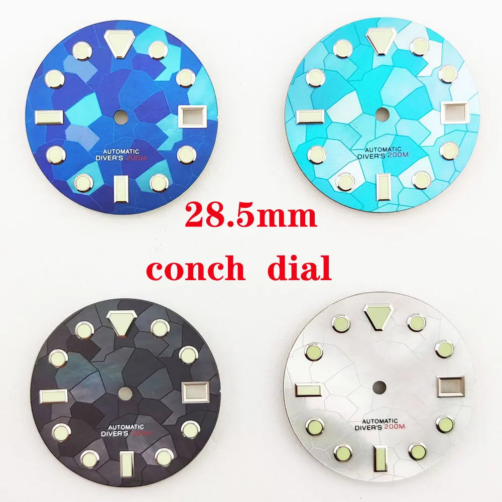 OUMASHI 28.5mm nh35 dial watch modification accessory NH series movement, can be customized logo dial
OUMASHI 28.5mm nh35 dial watch modification accessory NH series movement, can be customized logo dial