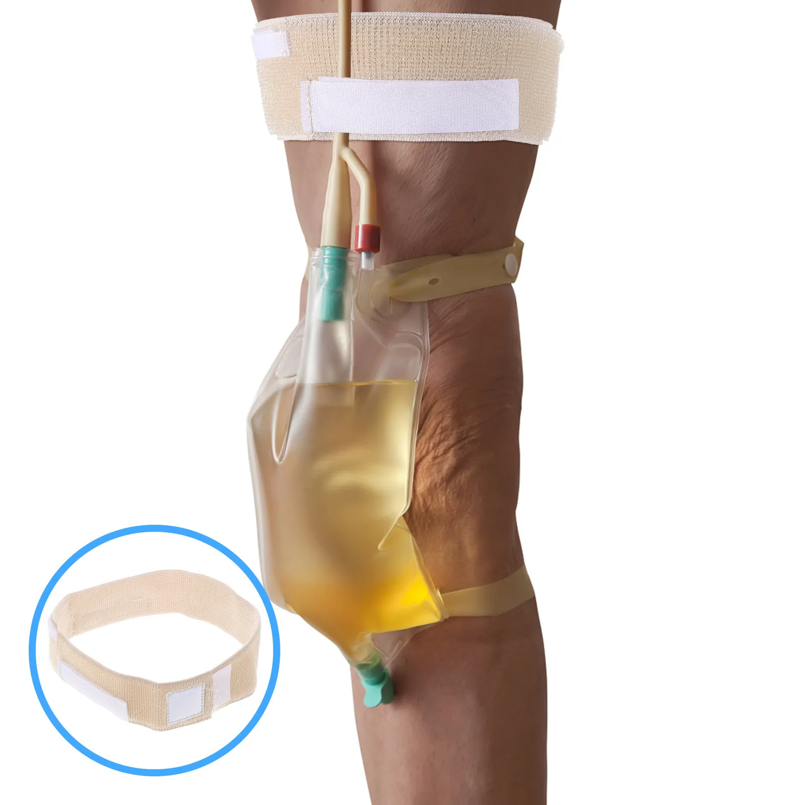 2Pcs Adjustable Urinary Catheter Fixing Band Lightweight Skin-Friendly Universal Catheter Strap for Daily Use Drainage Belt
2Pcs Adjustable Urinary Catheter Fixing Band Lightweight Skin-Friendly Universal Catheter Strap for Daily Use Drainage Belt