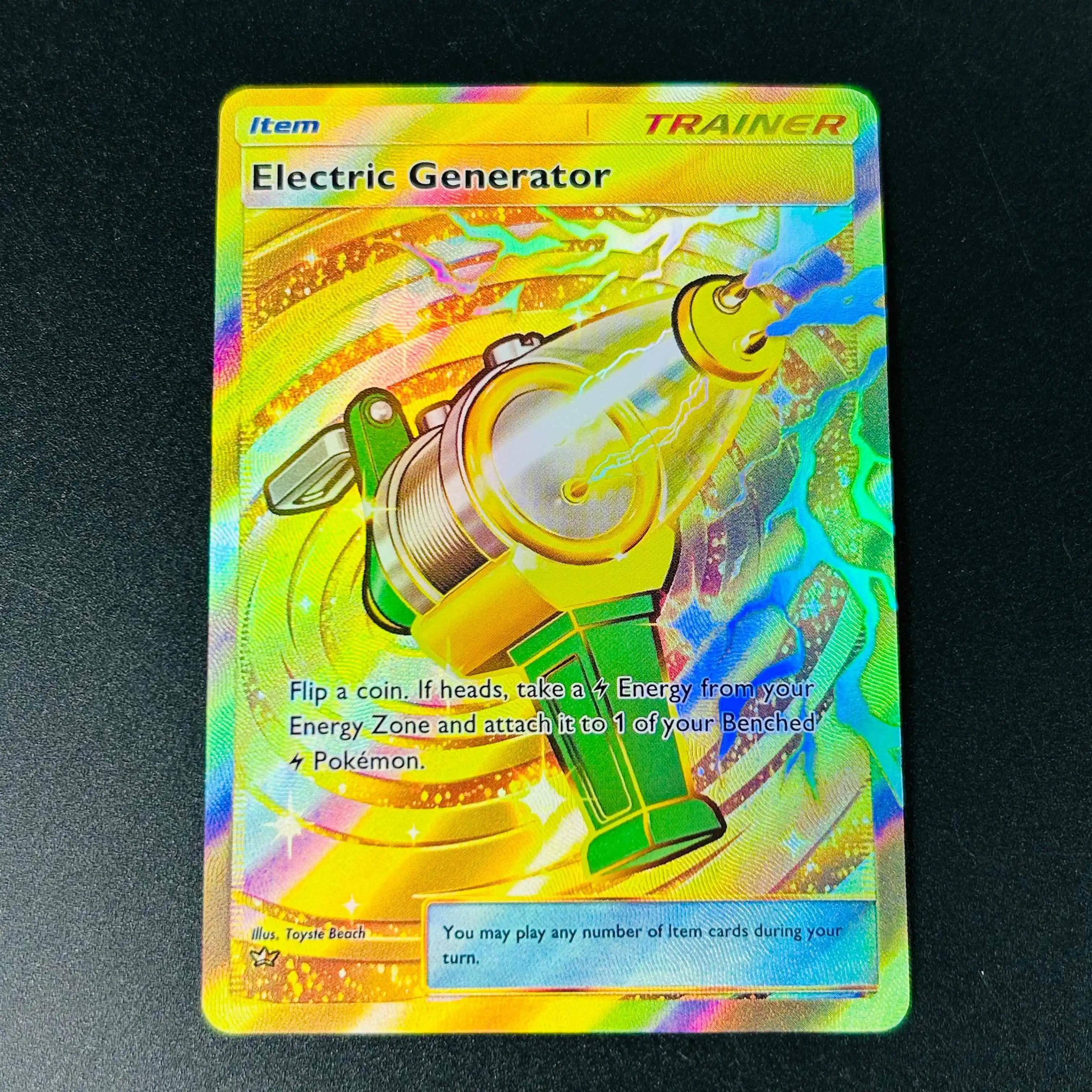 2026 English Electric Generator Gold Rare Holo DIY Textured Card - Mint Pokemon Collectible Card
2026 English Electric Generator Gold Rare Holo DIY Textured Card - Mint Pokemon Collectible Card