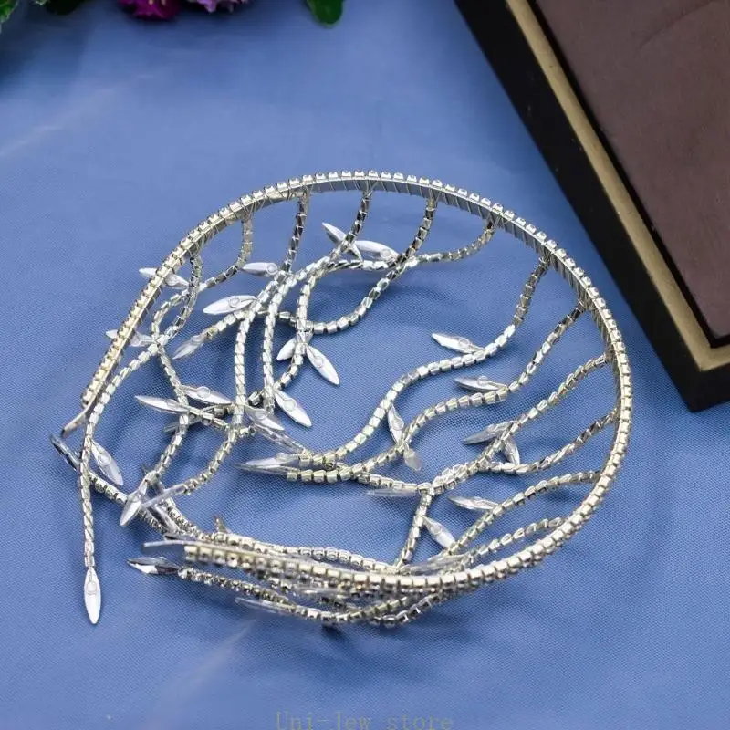40GB Wedding Headpiece for Bride Crystal Rhinestone-Forehead Hairband Princess-Crown Flexible Headdress For Wedding Party
40GB Wedding Headpiece for Bride Crystal Rhinestone-Forehead Hairband Princess-Crown Flexible Headdress For Wedding Party