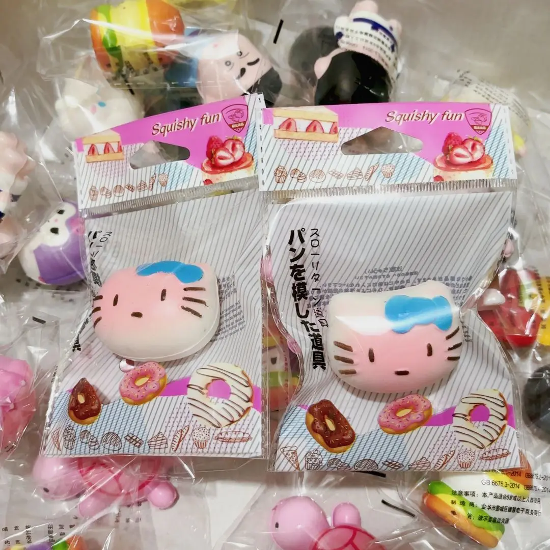 Cute Squishy Toys HelloKitty Squeeze Fidget Toys Kawaii Soft Steamed Bun Shape Relief Stress Toys Cartoon Slow Rising Anime Gift
Cute Squishy Toys HelloKitty Squeeze Fidget Toys Kawaii Soft Steamed Bun Shape Relief Stress Toys Cartoon Slow Rising Anime Gift
