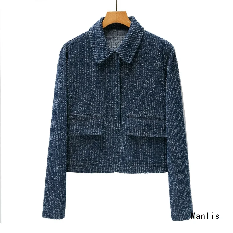 European and American Style2025New Fashion Women Texture Denim Coat Mini Skirt
European and American Style2025New Fashion Women Texture Denim Coat Mini Skirt