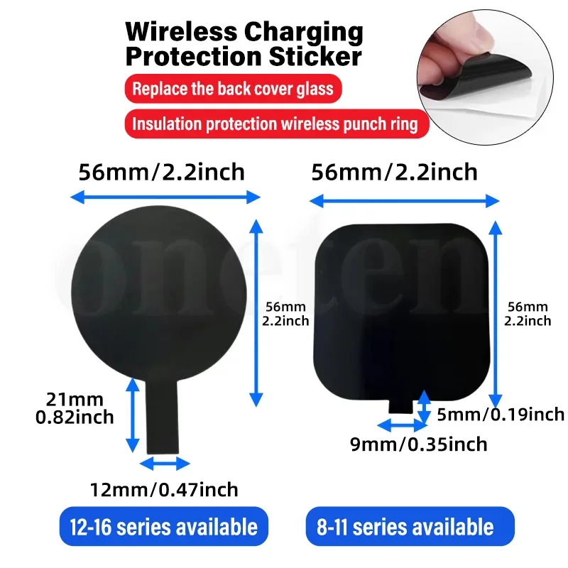 Wireless Charging Protection Sticker - Insulation Sticker for Replacing Rear Glass of iPhone 8, XS, 11, 12 Pro Max
Wireless Charging Protection Sticker - Insulation Sticker for Replacing Rear Glass of iPhone 8, XS, 11, 12 Pro Max