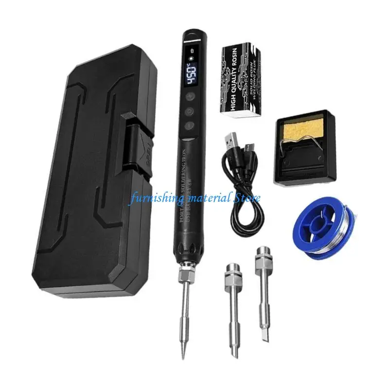 Y5GD USB Electric Soldering Iron Adjustable Temperature 200-450℃ Welding Repair Tool
Y5GD USB Electric Soldering Iron Adjustable Temperature 200-450℃ Welding Repair Tool