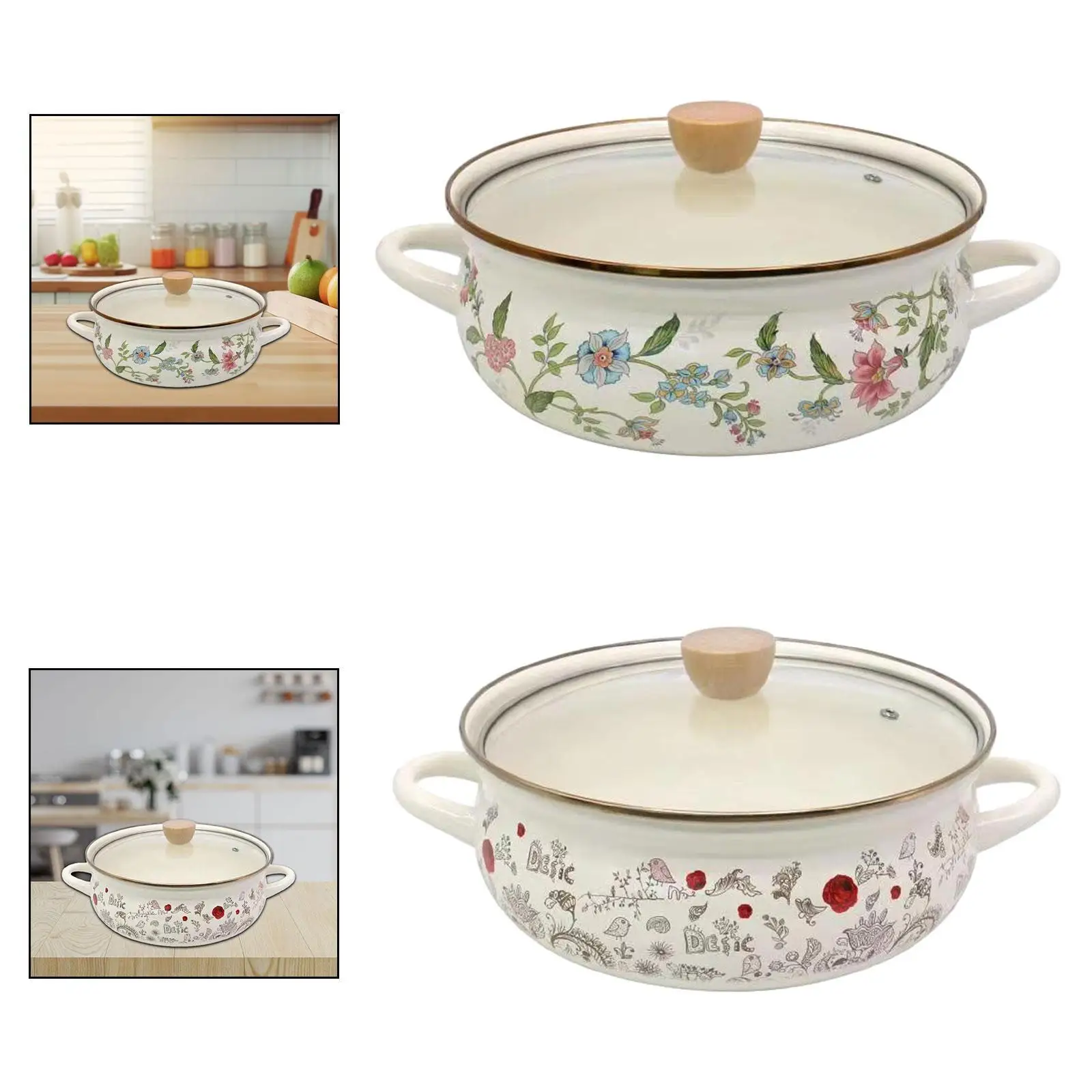 Эмалированная кастрюля с крышкой, суповая кастрюля для пищевой лапши для газовых индукционных плит
Эмалированная кастрюля с крышкой, суповая кастрюля для пищевой лапши для газовых индукционных плит